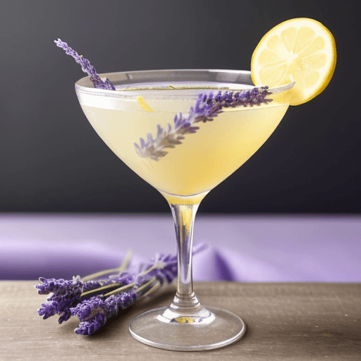 Lavender Lemon Drop Martini