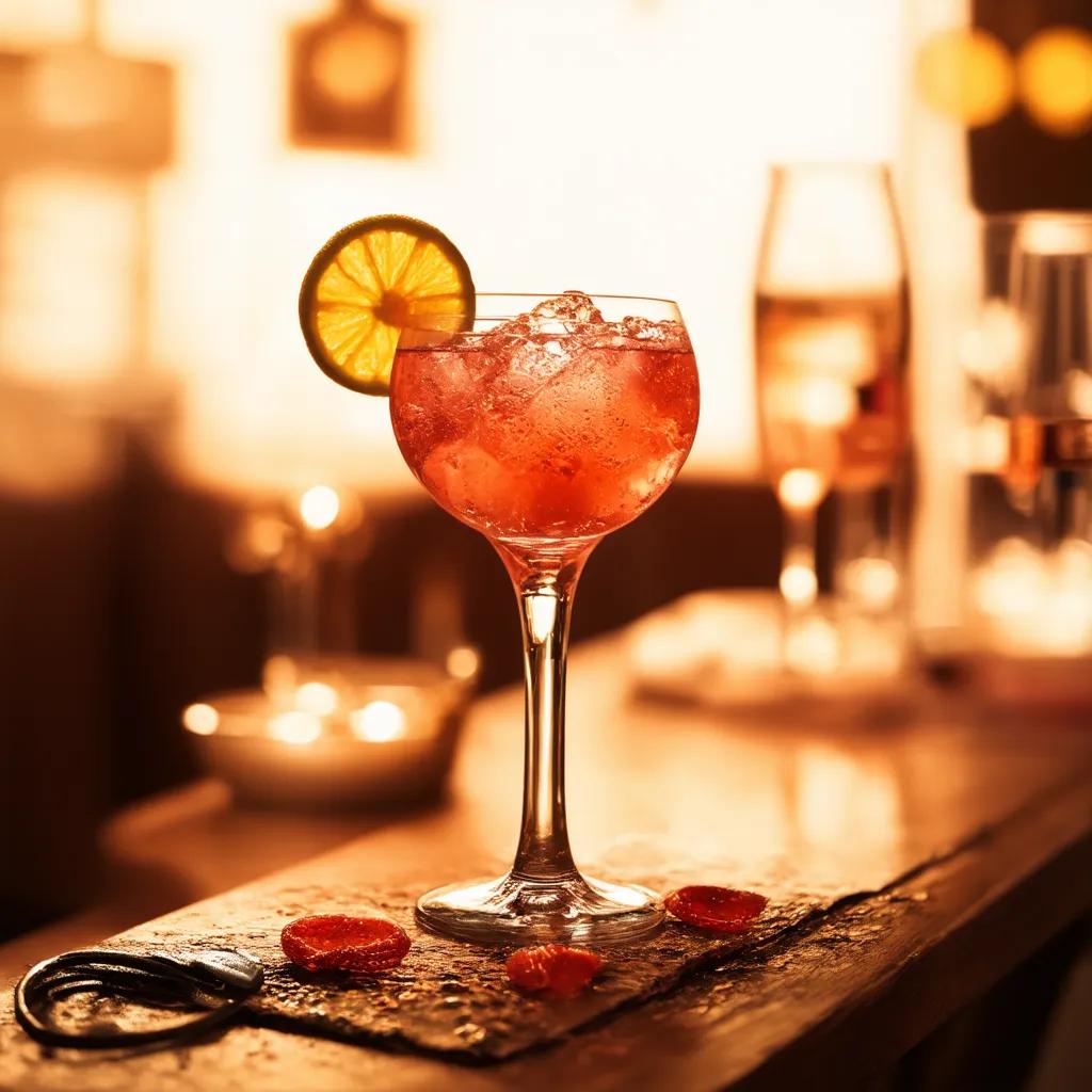 Cocktail Lillet Rosé Spritz