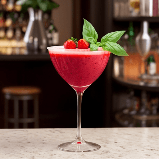 Strawberry Basil Daiquiri