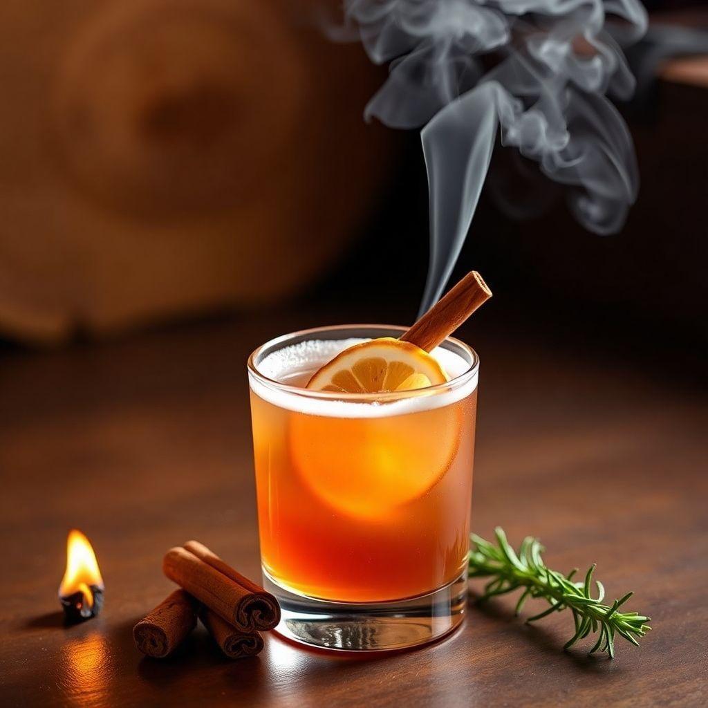 Smoked Maple Whiskey Sour