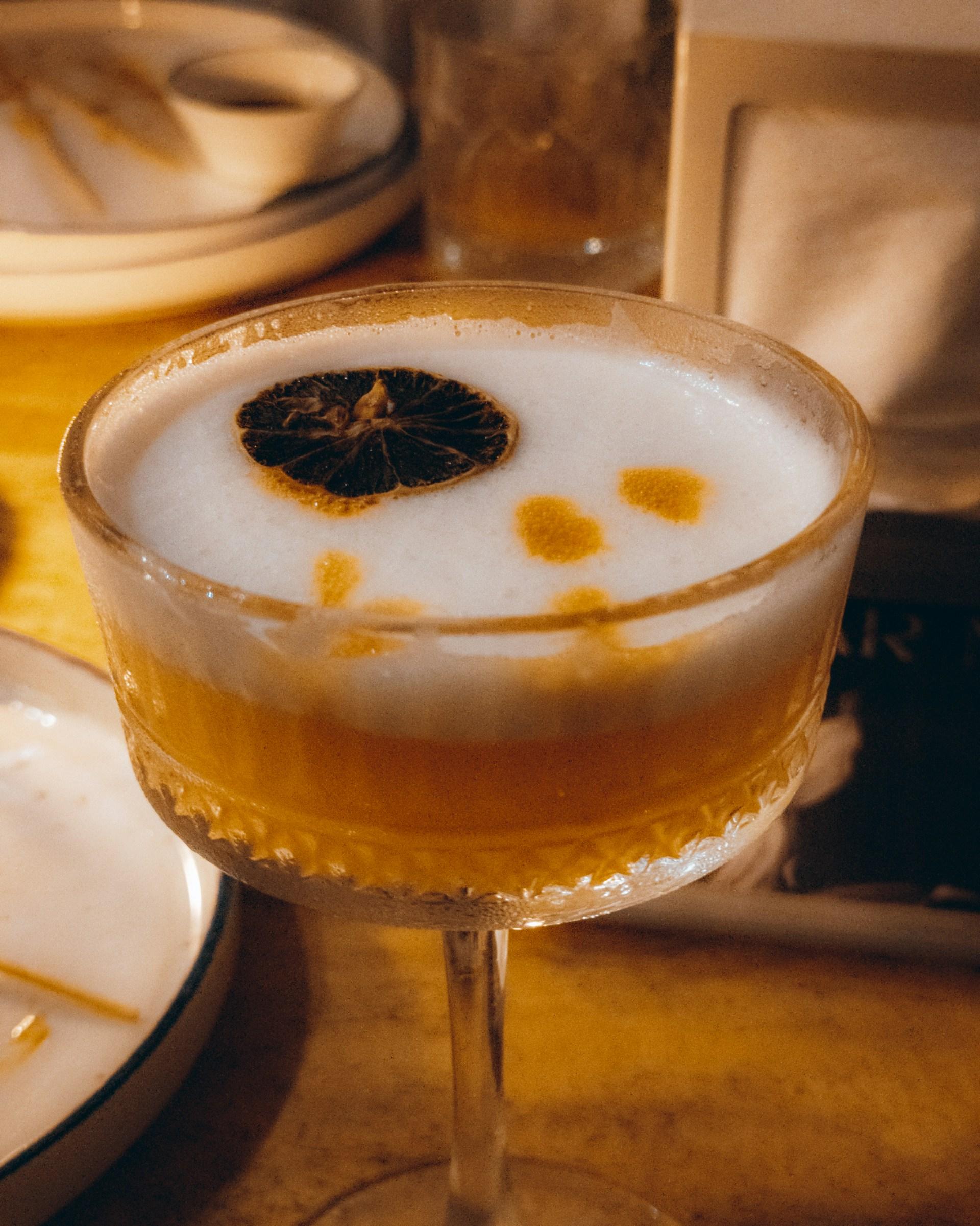 Cocktail Pisco Sour Twist